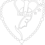 Virgen con corona - Vector SVG DXF para CNC Router y Laser CO2 - Descargable gratis | Stanser