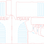 Torre Stark - Vector SVG DXF para CNC Router y Laser CO2 - Descargable gratis | Stanser