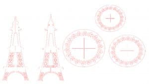 Torre Eiffel para cupcakes 2