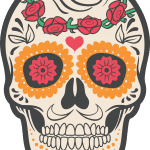 Calavera mexicana - Vector descarganle para corte CNC y grabado laser gratis | Stanser
