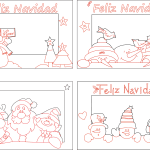 Set de cuadros navideños - Vector descarganle para corte CNC y grabado laser gratis | Stanser