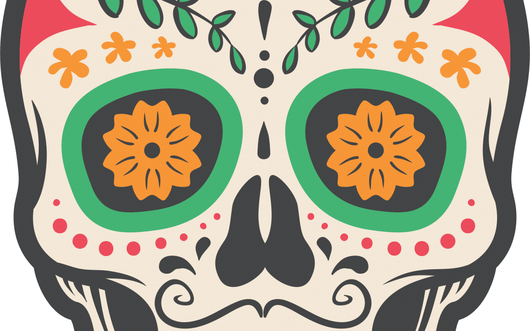 Calavera Mexicana «Crisantémos»