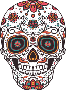 Calavera Mexicana «Flores»
