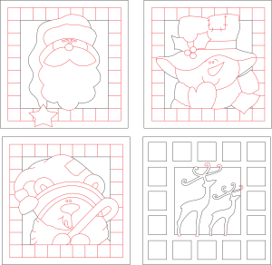 Mosaicos navideños
