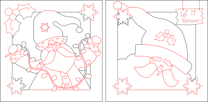 Cuadros de Santa Claus 2