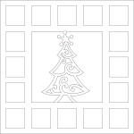 Multiportarretratos "Árbol de Navidad" - Vector descarganle para corte CNC y grabado laser gratis | Stanser