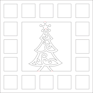 Multiportarretratos «Árbol de Navidad»