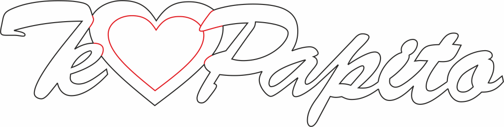 Letrero a Papá — vector para corte CNC
