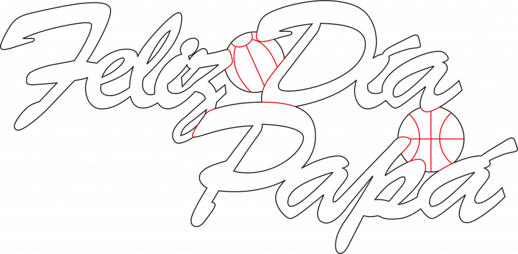 Letrero «Feliz día Papá» — vector para corte CNC