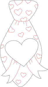 Corbata de corazones