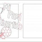 Portarretrato "Mi Papá divertido" - Vector descarganle para corte CNC y grabado laser gratis | Stanser