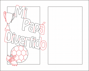 Portarretrato «Mi Papá divertido»