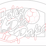 Cuadro "Feliz día Papá" - Vector descarganle para corte CNC y grabado laser gratis | Stanser