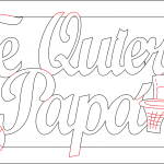 Cuadro para Papá "Basketball" - Vector descarganle para corte CNC y grabado laser gratis | Stanser