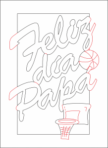 Cuadro para Papá «Basketball»
