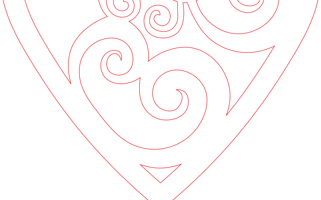 Souvenir de corazón «Espirales» 2