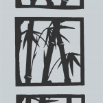 Set de 3 cuadros "Cañas" - Vector descarganle para corte CNC y grabado laser gratis | Stanser