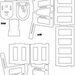 Bancas armables miniatura - Vector descarganle para corte CNC y grabado laser gratis | Stanser
