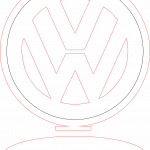 Souvenir con logotipo - Vector SVG DXF para CNC Router y Laser CO2 - Descargable gratis | Stanser
