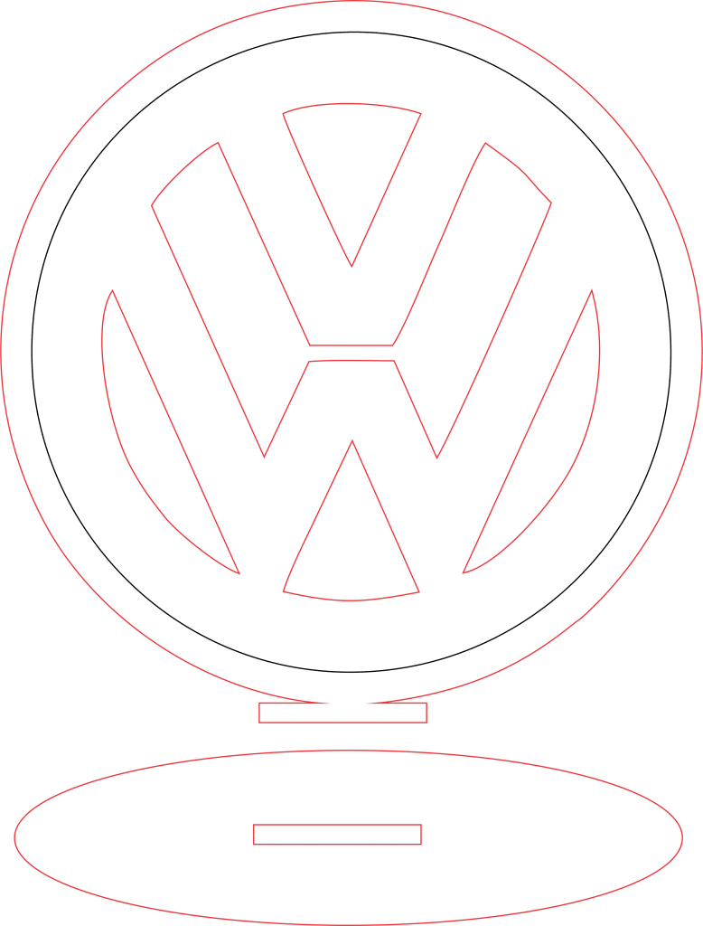 Souvenir con logotipo — vector para corte CNC