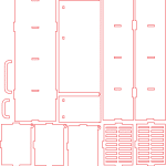Muebles miniatura - Vector descarganle para corte CNC y grabado laser gratis | Stanser