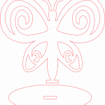 Souvenir "Mariposa" 3 - Vector SVG DXF para CNC Router y Laser CO2 - Descargable gratis | Stanser