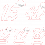 Números con base - Vector descarganle para corte CNC y grabado laser gratis | Stanser