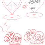 Souvenirs "Mis 15 años" - Vector SVG DXF para CNC Router y Laser CO2 - Descargable gratis | Stanser