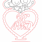 Souvenir "Te amo" - Vector SVG DXF para CNC Router y Laser CO2 - Descargable gratis | Stanser