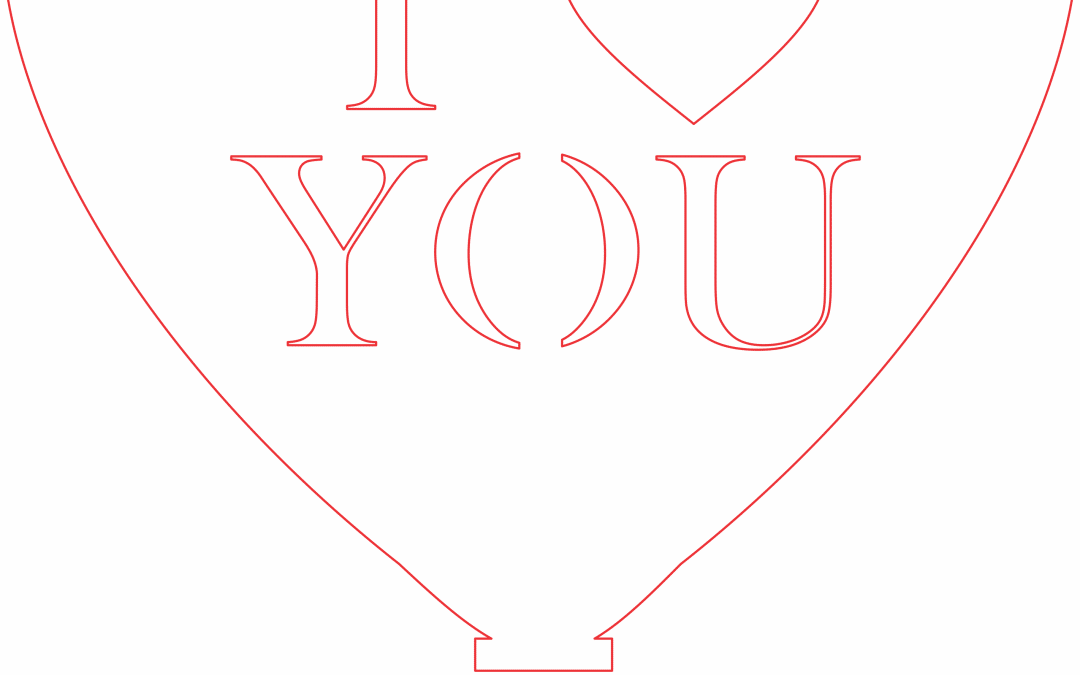 Corazón «I love you»