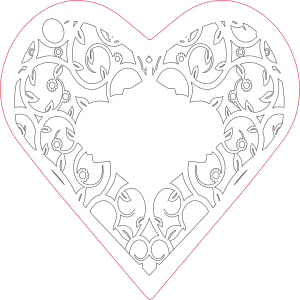 Corazón decorado