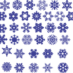 Galería grande de copos de nieve - Vector descarganle para corte CNC y grabado laser gratis | Stanser
