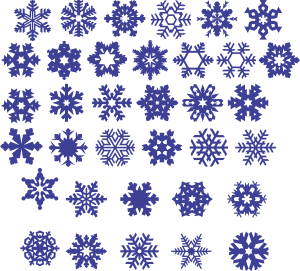 Galería grande de copos de nieve