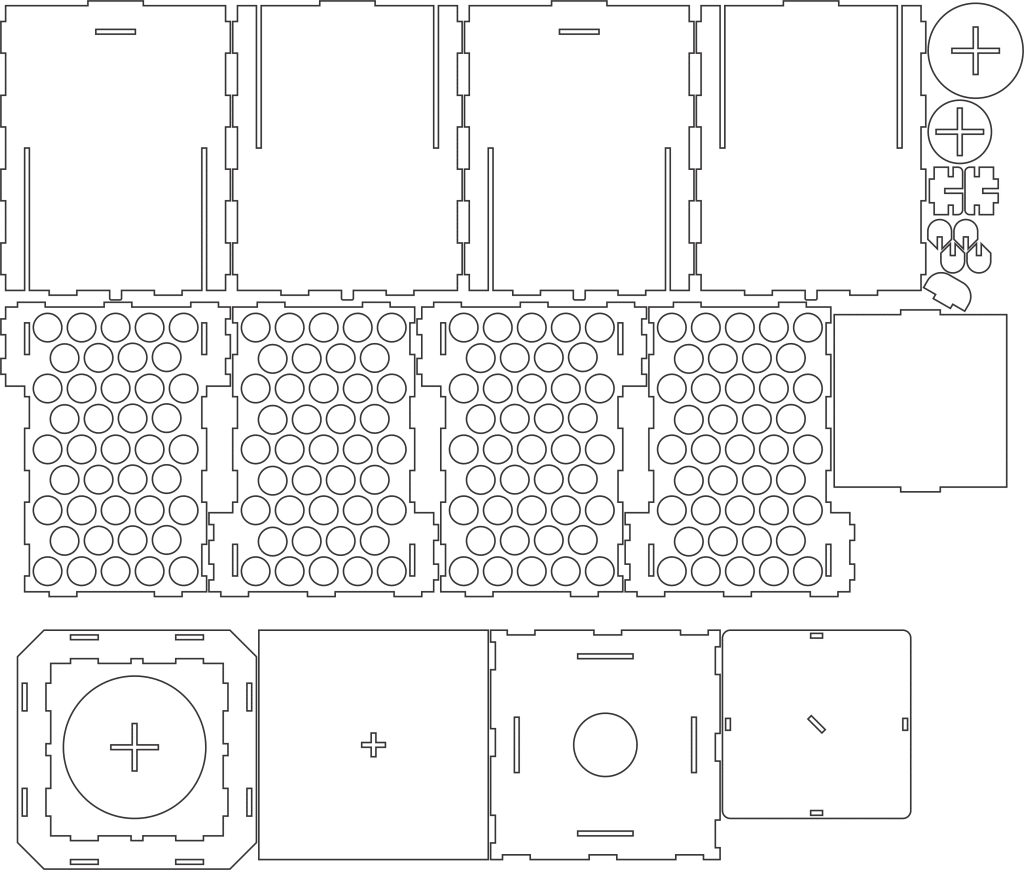 Portatintas — vector para corte CNC