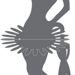 Dama antigua - Vector SVG DXF para CNC Router y Laser CO2 - Descargable gratis | Stanser
