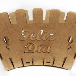 Abanico "Feliz día" - Vector SVG DXF para CNC Router y Laser CO2 - Descargable gratis | Stanser