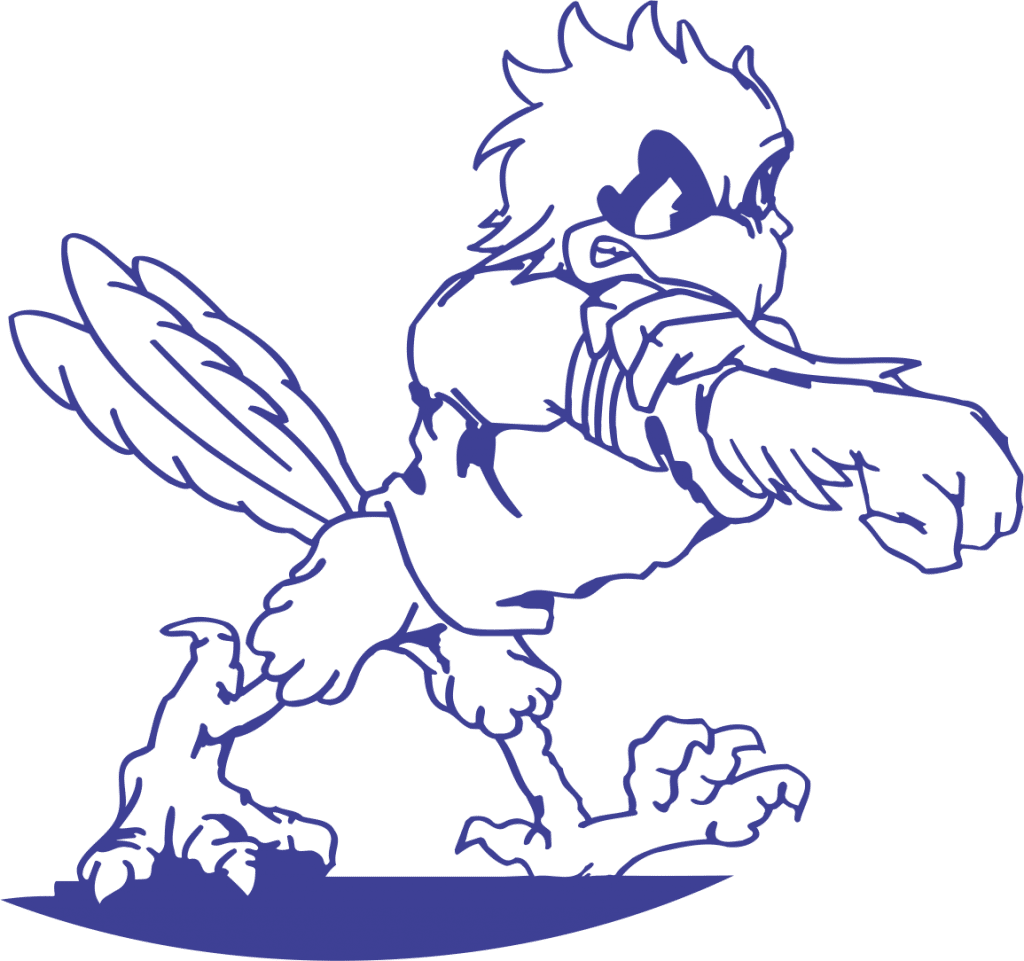 Caricatura de águila — vector para corte CNC