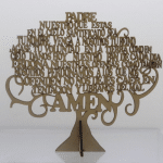 Árbol "Padre Nuestro" 2 - Vector SVG DXF para CNC Router y Laser CO2 - Descargable gratis | Stanser