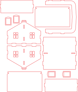 Casa navideña