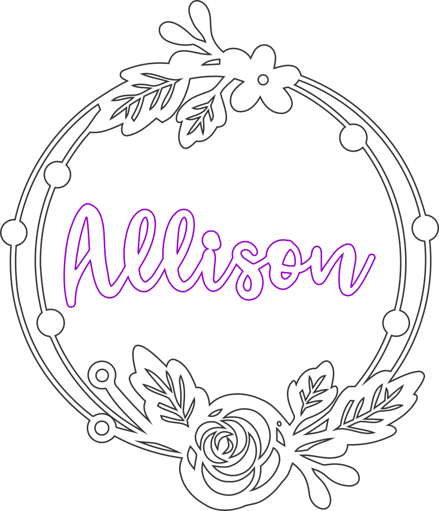 Esfera «Flores» — vector para corte CNC