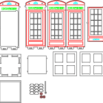 Cabina londinense - Vector SVG DXF para CNC Router y Laser CO2 - Descargable gratis | Stanser