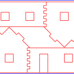 Estructura de casa - Vector descarganle para corte CNC y grabado laser gratis | Stanser