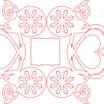 Carruaje de corazón - Vector descarganle para corte CNC y grabado laser gratis | Stanser
