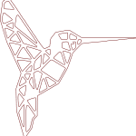 Colibrí - Vector descarganle para corte CNC y grabado laser gratis | Stanser