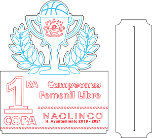 Placa de trofeo