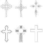 Diseños de cruces 3 - Vector SVG DXF para CNC Router y Laser CO2 - Descargable gratis | Stanser