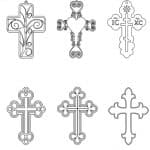 Diseños de cruces 4 - Vector SVG DXF para CNC Router y Laser CO2 - Descargable gratis | Stanser