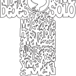 Cruz "Ángel de mi guarda" con paloma - Vector SVG DXF para CNC Router y Laser CO2 - Descargable gratis | Stanser