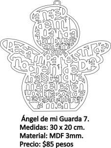 Colgante con forma de ángel 2