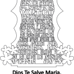 Silueta de Virgen con oración - Vector SVG DXF para CNC Router y Laser CO2 - Descargable gratis | Stanser